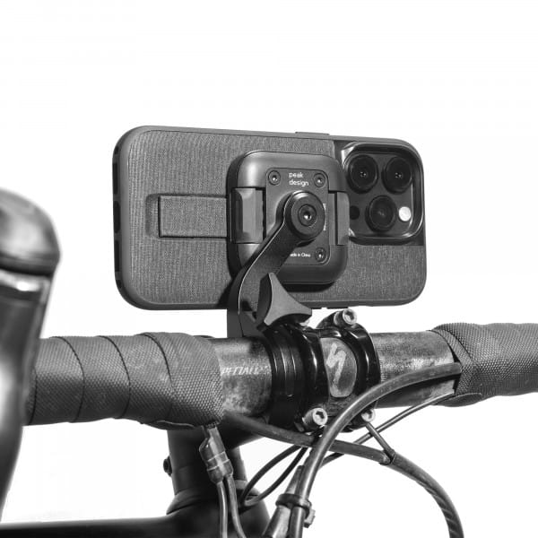 Peak Design Mobile Bike Mount Out Front V2 Smartphone-Halterung für Fahrradlenker - Black (Schwarz)