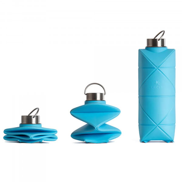 DiFOLD Origami Bottle - Faltbare Trinkflasche 750 ml - Sky Blue (Hellblau)