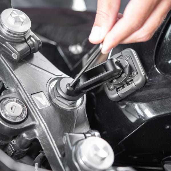 Peak Design Mobile Motorcycle Mount Stem Mount Lenkkopf-Halterung für Motorräder - Black (Schwarz)