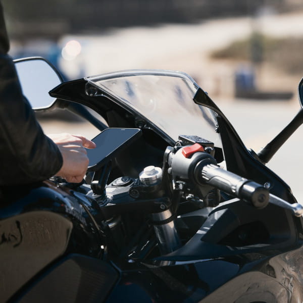 Peak Design Mobile Motorcycle Mount Stem Mount Lenkkopf-Halterung für Motorräder - Black (Schwarz)