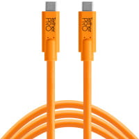 Tether Tools TetherPro Datenkabel USB-C an USB-C - 4,6 m (Orange)