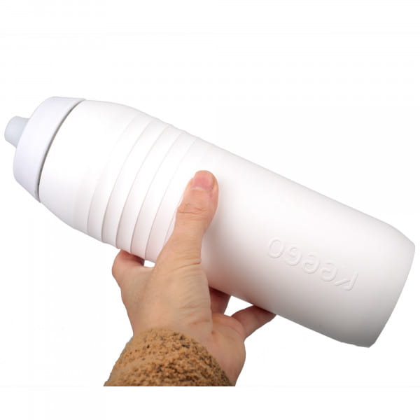Keego Trinkflasche 750 ml Titanium White - Sportflasche mit Innenbeschichtung aus Titan (Version 4)
