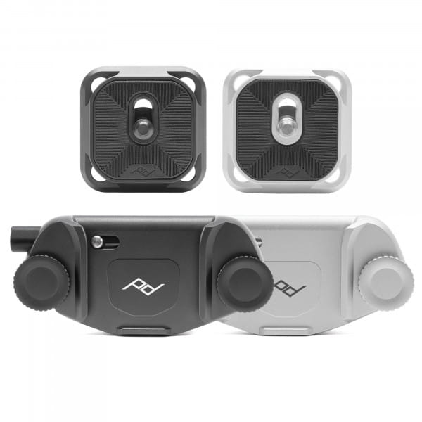 Peak Design Capture Clip v3 inkl. Standard Plate - Silver (Silberfarben) - Kameraclip
