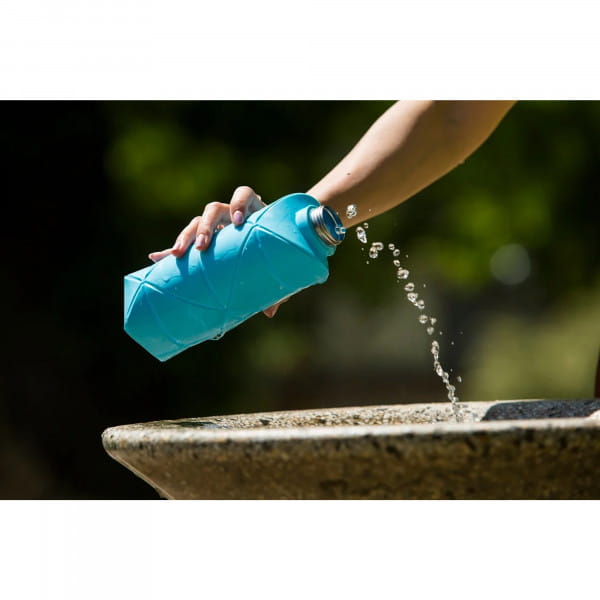 DiFOLD Origami Bottle - Faltbare Trinkflasche 750 ml - Sky Blue (Hellblau)