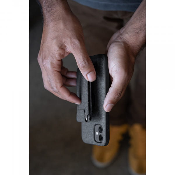Peak Design Mobile Wallet Stand Karten-Portemonnaie mit Standfunktion - Charcoal (Dunkelgrau)