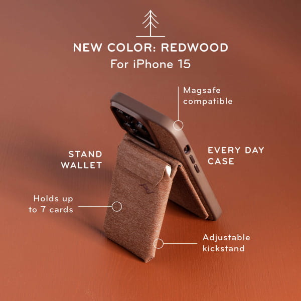 Peak Design Mobile Wallet Stand - Redwood
