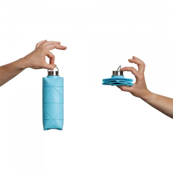 DiFOLD Origami Bottle - Faltbare Trinkflasche 750 ml - Sky Blue (Hellblau)